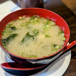 December 14, 2022; Miso soup.