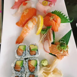 Sushi and Sashimi Combination Lunch