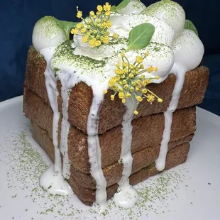 Matcha Molten French Toast