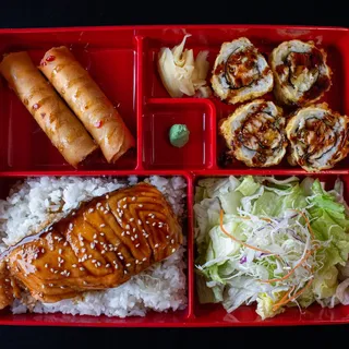 Salmon Teriyaki Bento Box