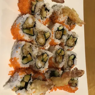 2 orders of shrimp tempura roll