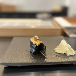 IG: Belly.around.the.world Uni with Caviar and Gold Flake