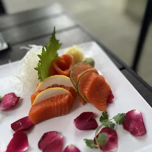 Salmon Sampler Sashimi