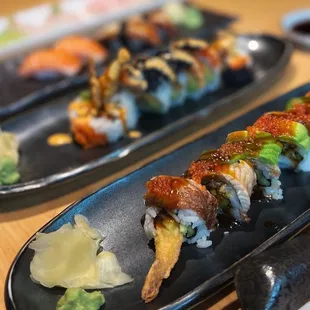 sushi and sashimi, sashimi, sushi, food