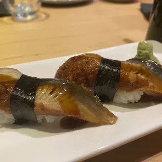 Fresh water eel sashimi