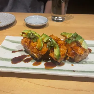 Spicy Tuna on Crispy Rice Roll