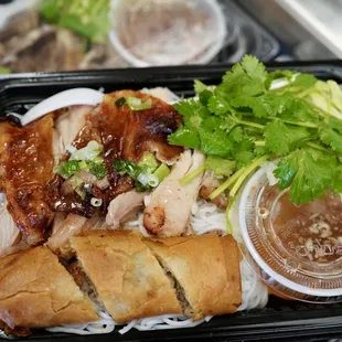 a meal in a plastic container