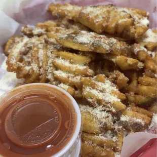 Large Parmesan Cheese Fries 0/5 :: not a fan!!