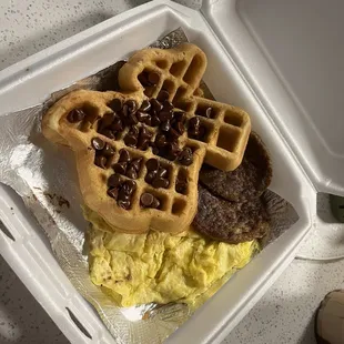 Waffle/breakfast combo #3