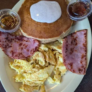 Pumpkin pancakes just ok