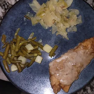 My full meal was displayed on a plate.  Looks more like a kids' meal.