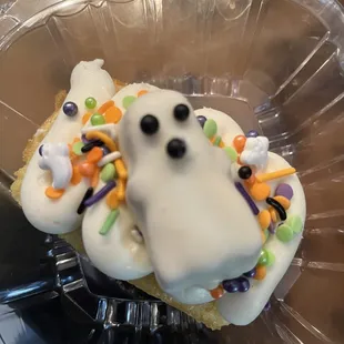 Halloween vanilla cake