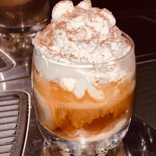 Affogato.  Smoked maple bourbon ice cream.