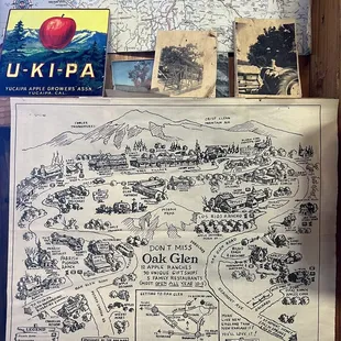 Cute little map inside