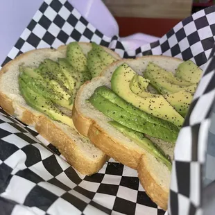 Avocado Toast With sourdough bread