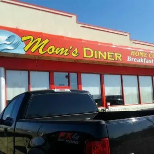 the front of the restaurant