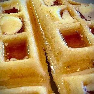 The most delicious waffle I've had in a loooong time! Watch out Waffle House!