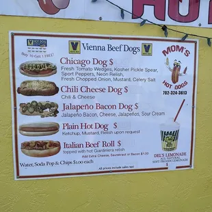Menu!!