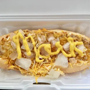 chili cheese dog
