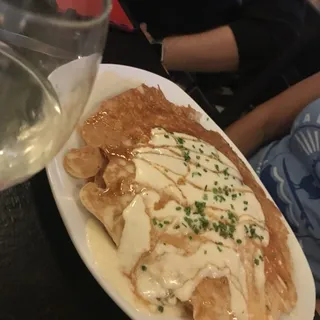 -Mac and Cheese Pancakes