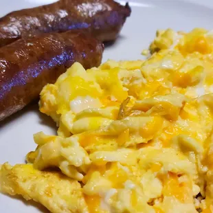 Sausage Links &amp; Scrambled Eggs