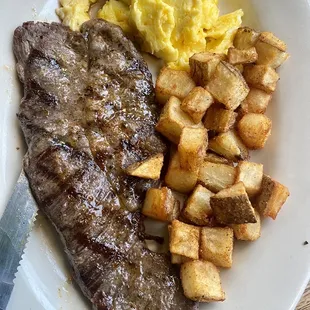 steak, food