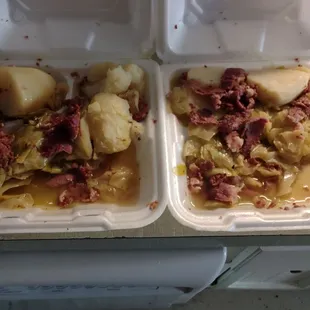 This is corned beef and cabbage.