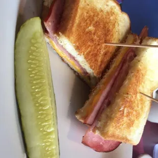 Ham and cheese sandwich with home Made bread!