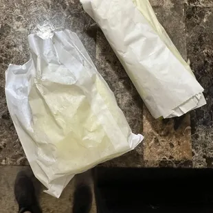 Order out of bag.....