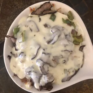 Philly cheesesteak skillet