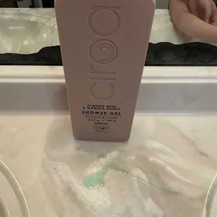 Shower gel for handwashing.....