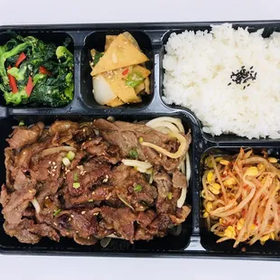 Seasoned Soysauce Pork Dosirak