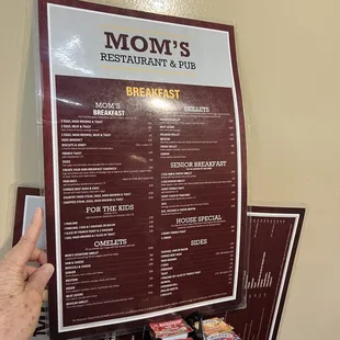 the menu
