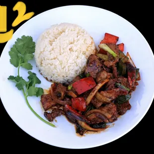 a plate of food