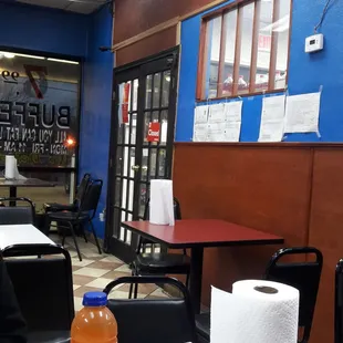 Inside of the restaurant