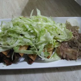 a plate of food on a table