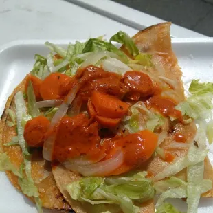 a close up of a plate of food