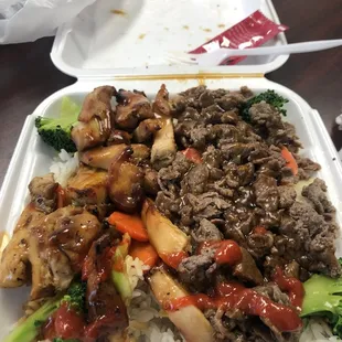 March 2021: Chicken and beef plate