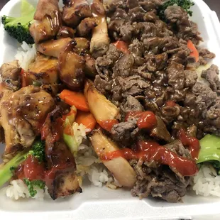 March 2021: Chicken and beef plate