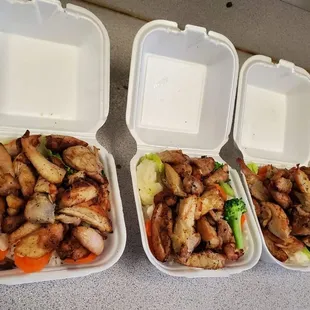 chicken wings and fried chicken, food