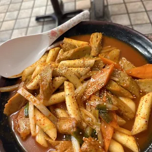 Tteok-bokki w/ fishcake