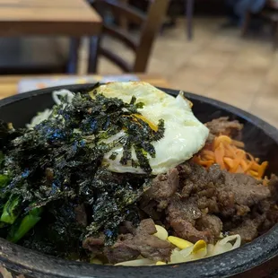 Soy Marinated Sirloin Stone Pot