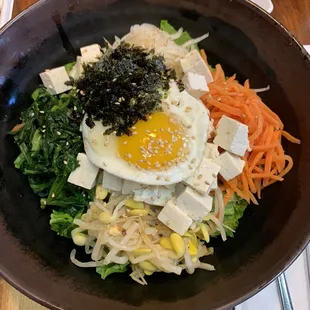 Vegetable & Tofu Stone Pot Rice