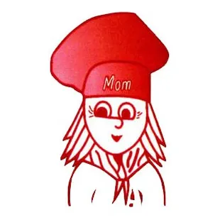 a woman wearing a red hat