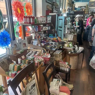 the inside of a store