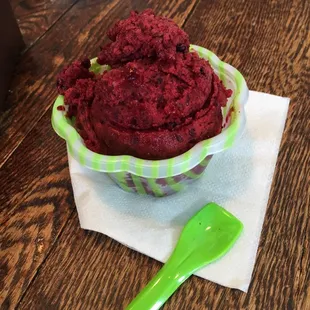 Black raspberry gelato