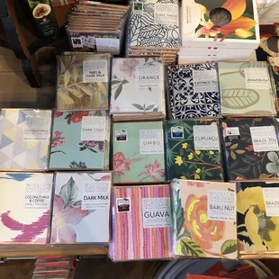 World class chocolates from Brazil, an enormous variety for chocolate enthusiasts