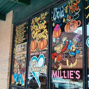 the front of a store