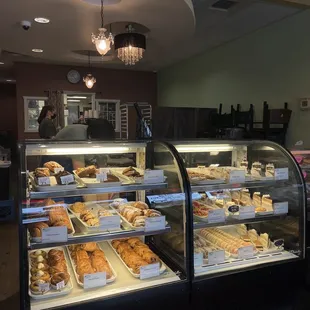 a display of pastries