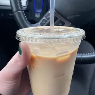 Iced Vanilla Latte